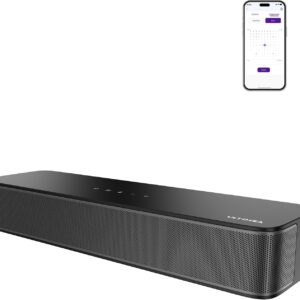 ULTIMEA 2.1ch Surround Sound Bar for TV, Built-in Subwoofer, Peak Power 132W, App Control, 16 Inches Bluetooth 5.4 TV Speakers Soundbar, All-in-one PC Soundbar, Opt/AUX/Wall Mount, Poseidon M20 Pro