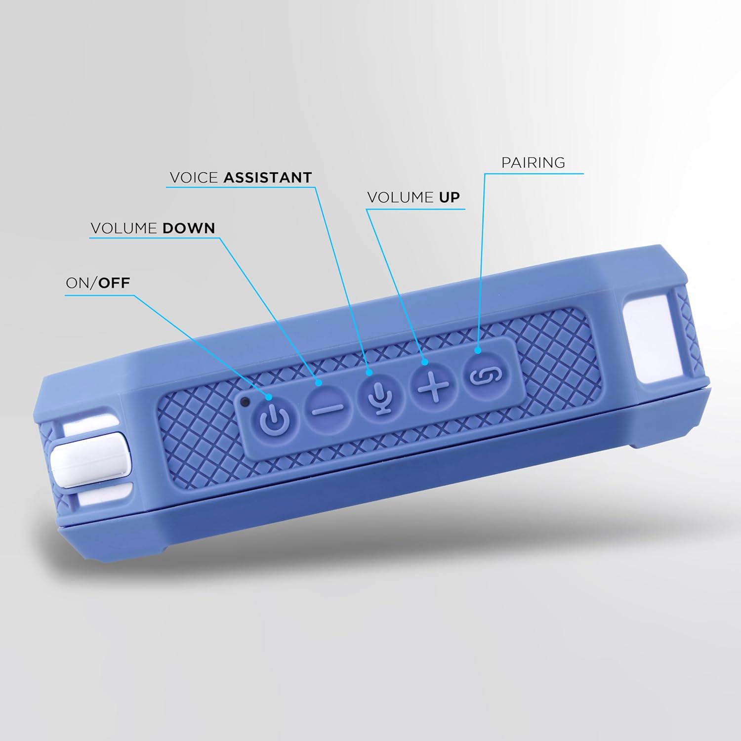 Altec Lansing Portable Bluetooth Speaker HYDRAMINI 2.0, IP67 Waterproof, Portable Speaker, 12h Playtime, Wireless Pairing, USB-C Quick Charge, Magnetic Bluetooth, Voice Assistant Integration - Image 5
